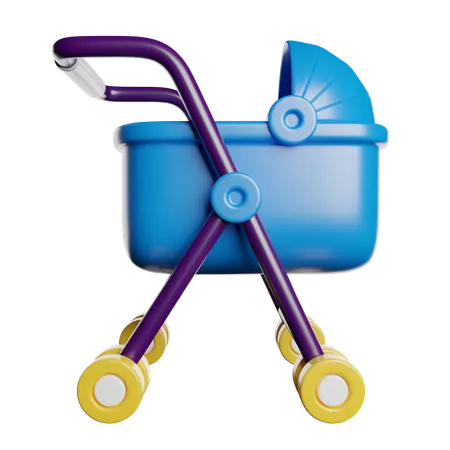 Baby Carriage  3D Icon