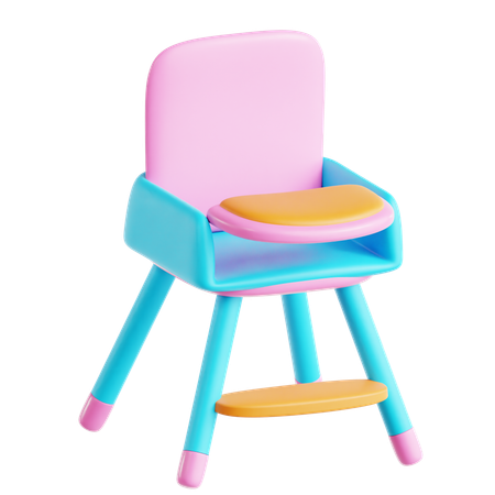 Baby Chair  3D Icon