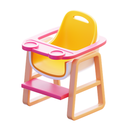 BABY CHAIR  3D Icon