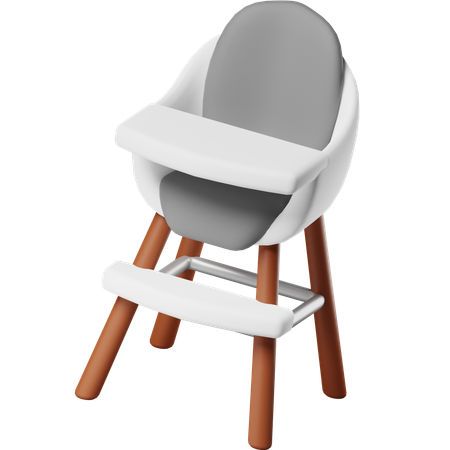 Baby Chair  3D Icon