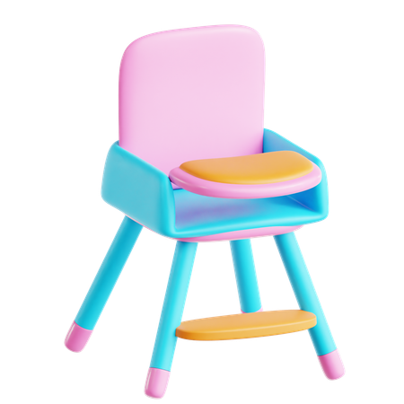 Baby Chair  3D Icon