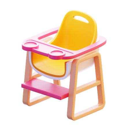 BABY CHAIR  3D Icon