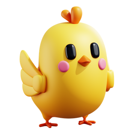 Baby Chick  3D Icon