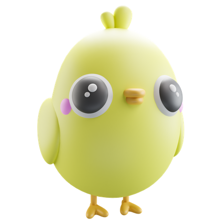 Baby Chick 3D Icon