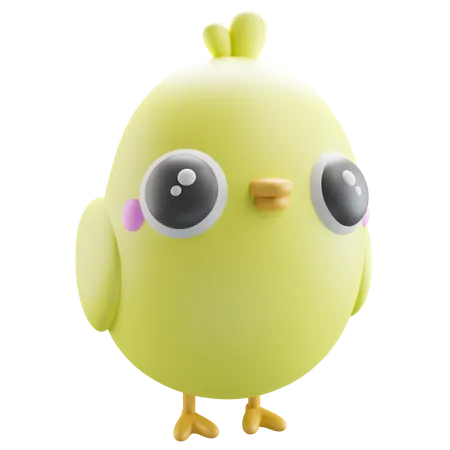 Baby Chick 3D Icon