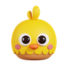 baby chick emoji 3d