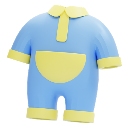 Baby cloth  3D Icon