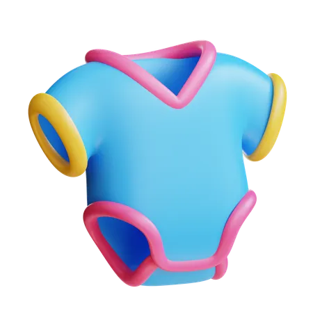3 D Baby Clothes Icon 3D Icon
