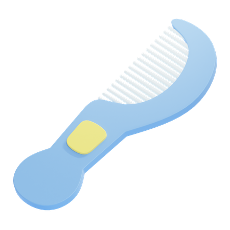 Baby comb  3D Icon