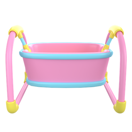 Baby Cot  3D Icon