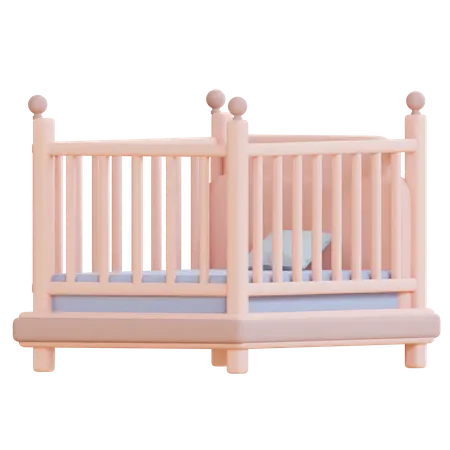 Baby Cradle  3D Icon