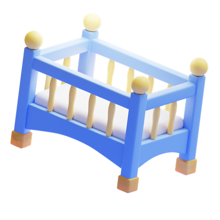 BABY CRIB  3D Icon