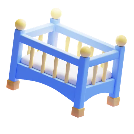 BABY CRIB  3D Icon