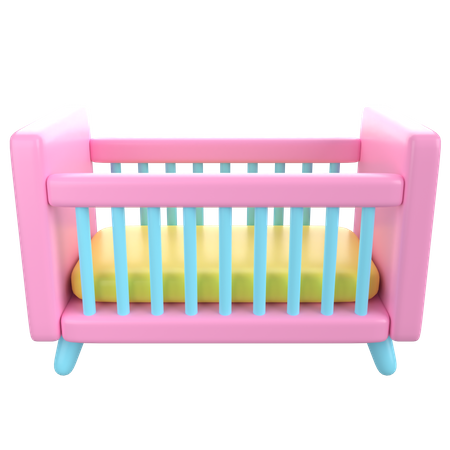 Baby Crib  3D Icon