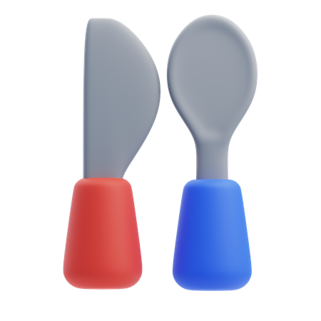 Baby Cutlery  3D Icon