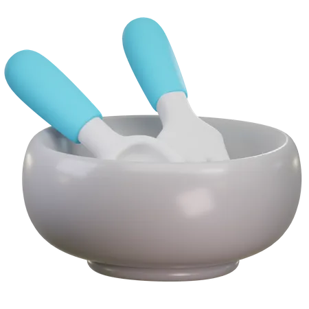 Baby Cutlery  3D Icon