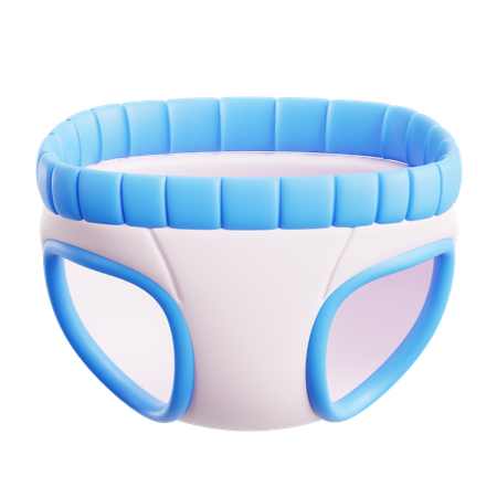 Baby Diaper  3D Icon