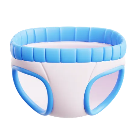 Baby Diaper  3D Icon