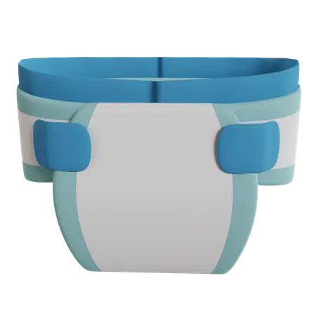 Baby Diaper  3D Icon