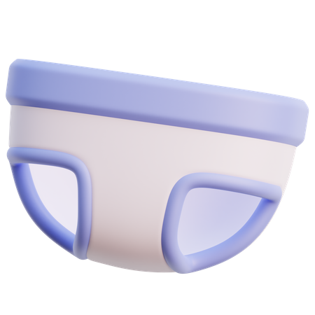 Baby Diaper  3D Icon