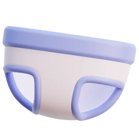 Baby Diaper  3D Icon