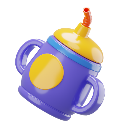 Baby Drinking Bottle  3D Icon