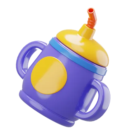 Baby Drinking Bottle  3D Icon