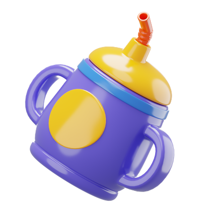 Baby Drinking Bottle  3D Icon