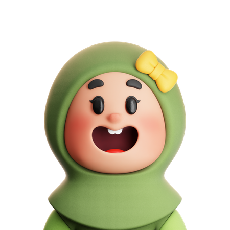 Baby Girl  3D Icon