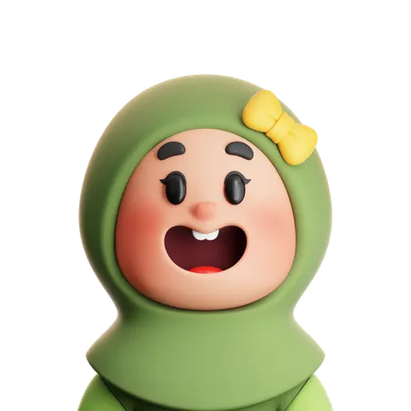 Baby Girl  3D Icon