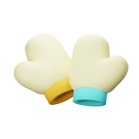 Baby Glove  3D Icon