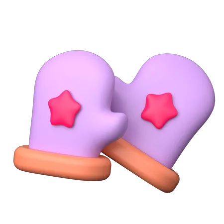 Baby Gloves  3D Icon