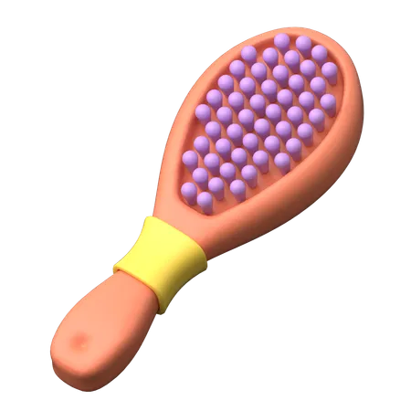 Baby Hair Brush  3D Icon