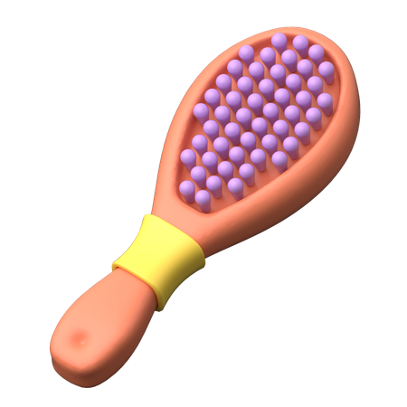 Baby Hair Brush  3D Icon