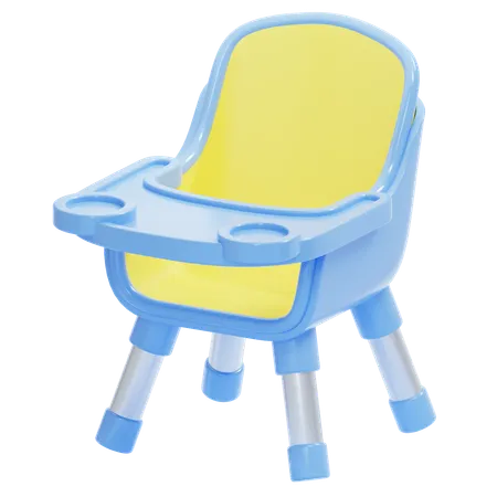 Baby high chair  3D Icon
