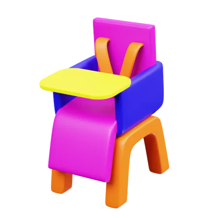 Babyhochstuhl  3D Icon