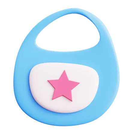 Baby-Lätzchen  3D Icon