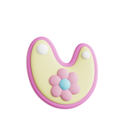 Baby-Lätzchen  3D Icon