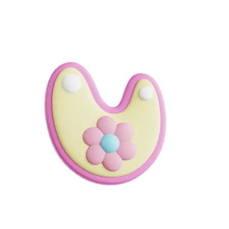 Baby-Lätzchen  3D Icon