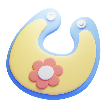 Baby-Lätzchen  3D Icon