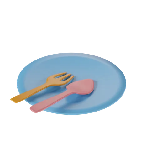 Baby meal plate  3D Icon