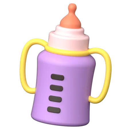 Baby Milk Bottle  3D Icon