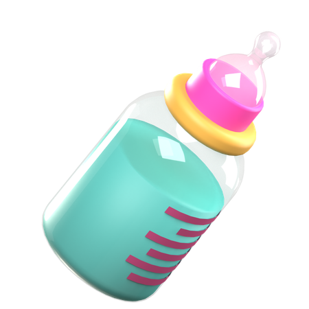 Baby Milk Bottle  3D Icon