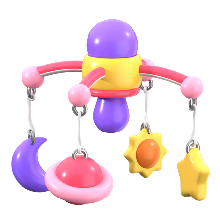 Baby Mobile  3D Icon