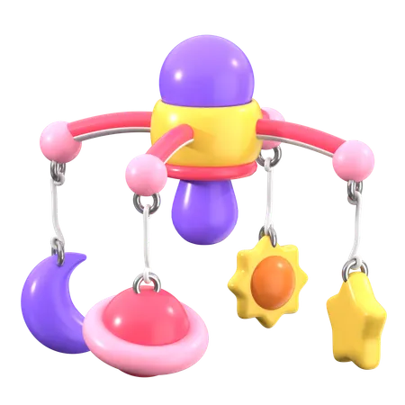 Baby Mobile  3D Icon