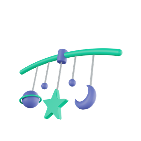 Baby Mobile  3D Icon