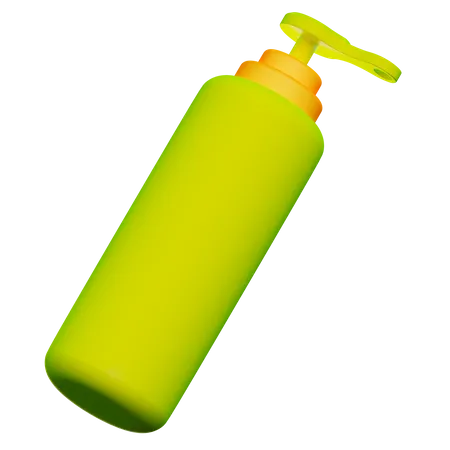 Baby Oil Bottle  3D Icon