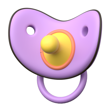 Baby Pacifier  3D Icon