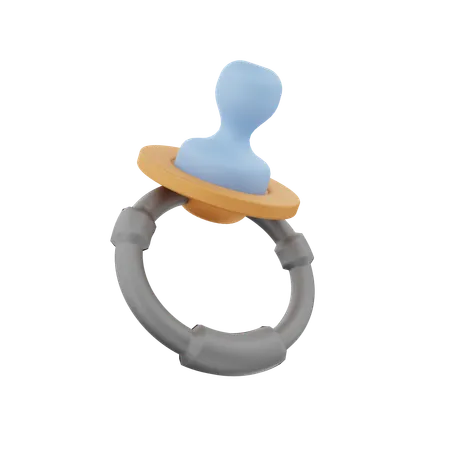 Baby Pacifier  3D Icon