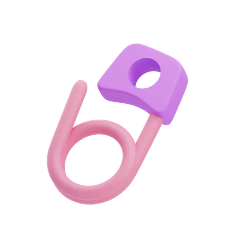 Baby Pin  3D Icon